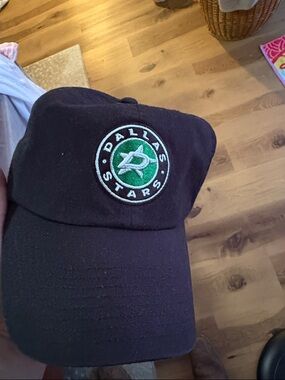 Dallas Stars Embroidered Logo Black Baseball Hat